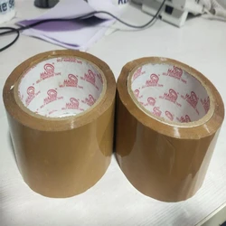 Brown clear carton sealing tape, 40 to 60 mm Width
