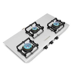 Three Burner Stove, Scratch resistant and stain proof