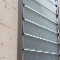 glass louver panels, Vinyl Frosted, textures