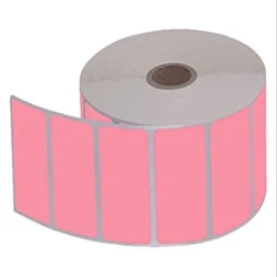 Pink Chemical Coating Thermal Paper, 80 mm size