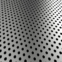 SS 316 Stainless Steel Perforated Sheet, Fine mesh