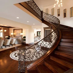 Brown Wood Staircase