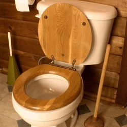 Wooden Toilet Seat Cover