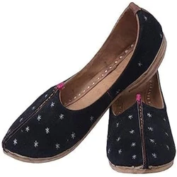 Leather Printed Bhinmal Jutti