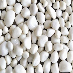 White Polished Pebbles