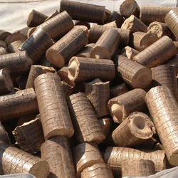 Cylindrical Wood Briquettes