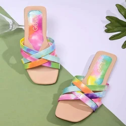 Multicolor Flat Sandal
