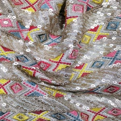 Stylish Embroidered Fabric