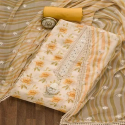 Printed Unstitched Salwar Suit — Regular style all size