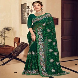 Designer Embroidery Saree