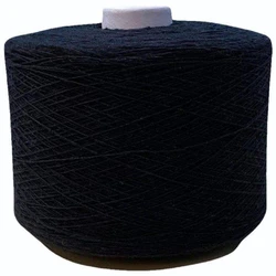 Black Dyed Cotton Yarn — Blend Cotton material
