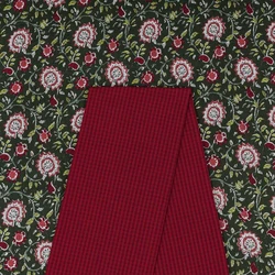 Checked Soft Cotton Fabrics