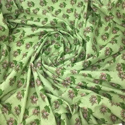 Green Printed Cotton Fabrics