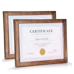Wooden Certificate Holder
