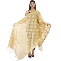 Golden Printed Dupatta