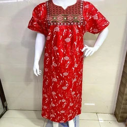 Embroidery Cotton Nighty