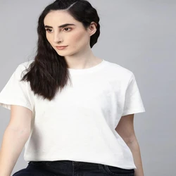 Girl White T Shirt