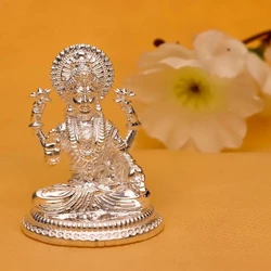 Laxmi Silver Idol