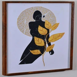 Wooden Abstract Painting