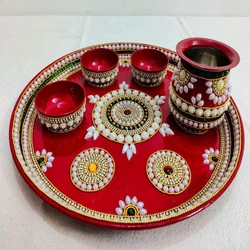 Designer Pooja Thali