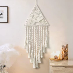 White Wall Hanging Tassel 