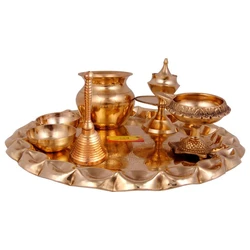 Brass Pooja Thali