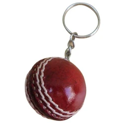 Cricket Ball Keyring