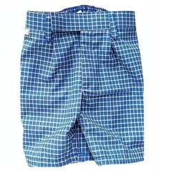 Boys School Checked Short