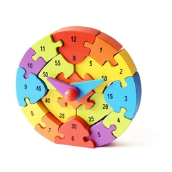 Wooden Puzzle Clock