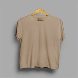 Beige Men's T-Shirt