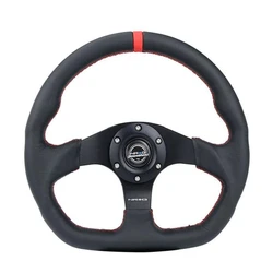 Reinforced Steering Wheel, Black stitch color