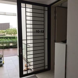 Door Grill Design, Rectangular, customizable size