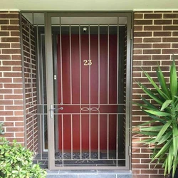 Front Doors Grill, Wrought iron, cast iron, steel