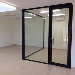 Office Aluminium Partition Door, Pull and push style