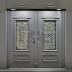 Home Aluminium Doors, White and gray colour