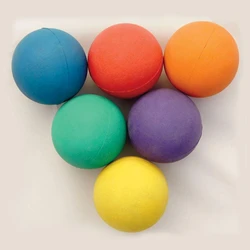Rubber Sponge Ball, Multicolour, plastic material