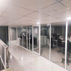 Silver Aluminum Sliding Door, Rectangular shape