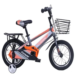 Steel Kids Bicycle , Blue, green and purple color
