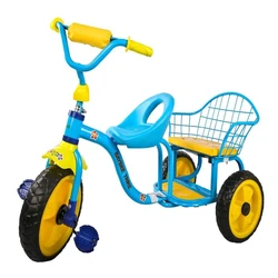 Double Seat Kids Bicycle, Steel material, red color