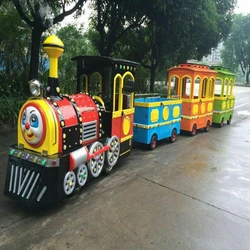 kids Fiber Glass Toy Train, Customized, multicolor