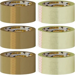 Transparent brown tape, 60 mm width, easy to apply
