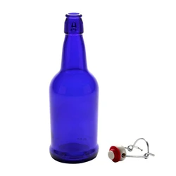 Cobalt Blue Swing Bottles, Custom colored, printing