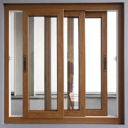Laminated Upvc Sliding Door , The dust-free track