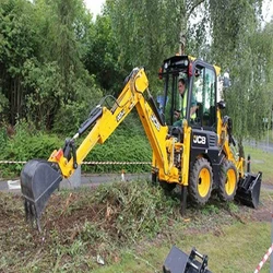 Jcb Mini Backhoe, Comfortable cab environment