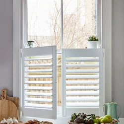 Half Window Wood Shutters, 4x2 feet dimension & size