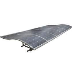 Curved Solar Panels, Monocrystaline silicon material