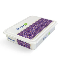White plastic sweet Box, Modern Polypropylene 