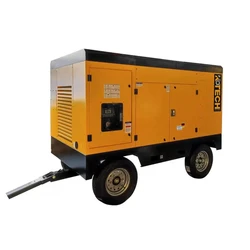 portable rotary screw air compressor, stationary, Rol-Air