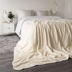 White Blanket Mink Cozy, and comfortable type