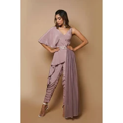 Ahi Clothing Onion Pink Indo Western